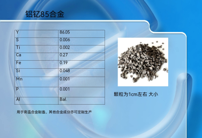 铝钇合金 Y85%